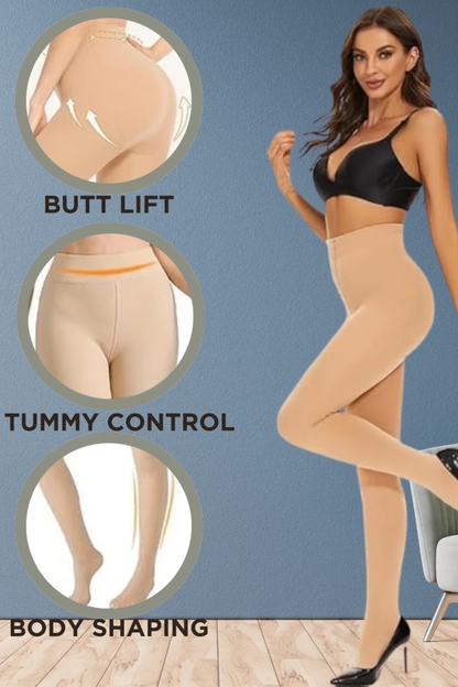 High-Waist Shaper Tights - Tummy Control & Butt Lift Stockings